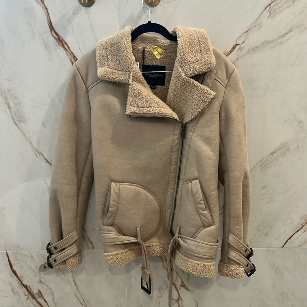 American Eagle Wool Sherpa Jacket